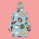 Load image into Gallery viewer, Dim Sum Snug Blanket Hoodie - Ni De Mama Chinese Clothing
