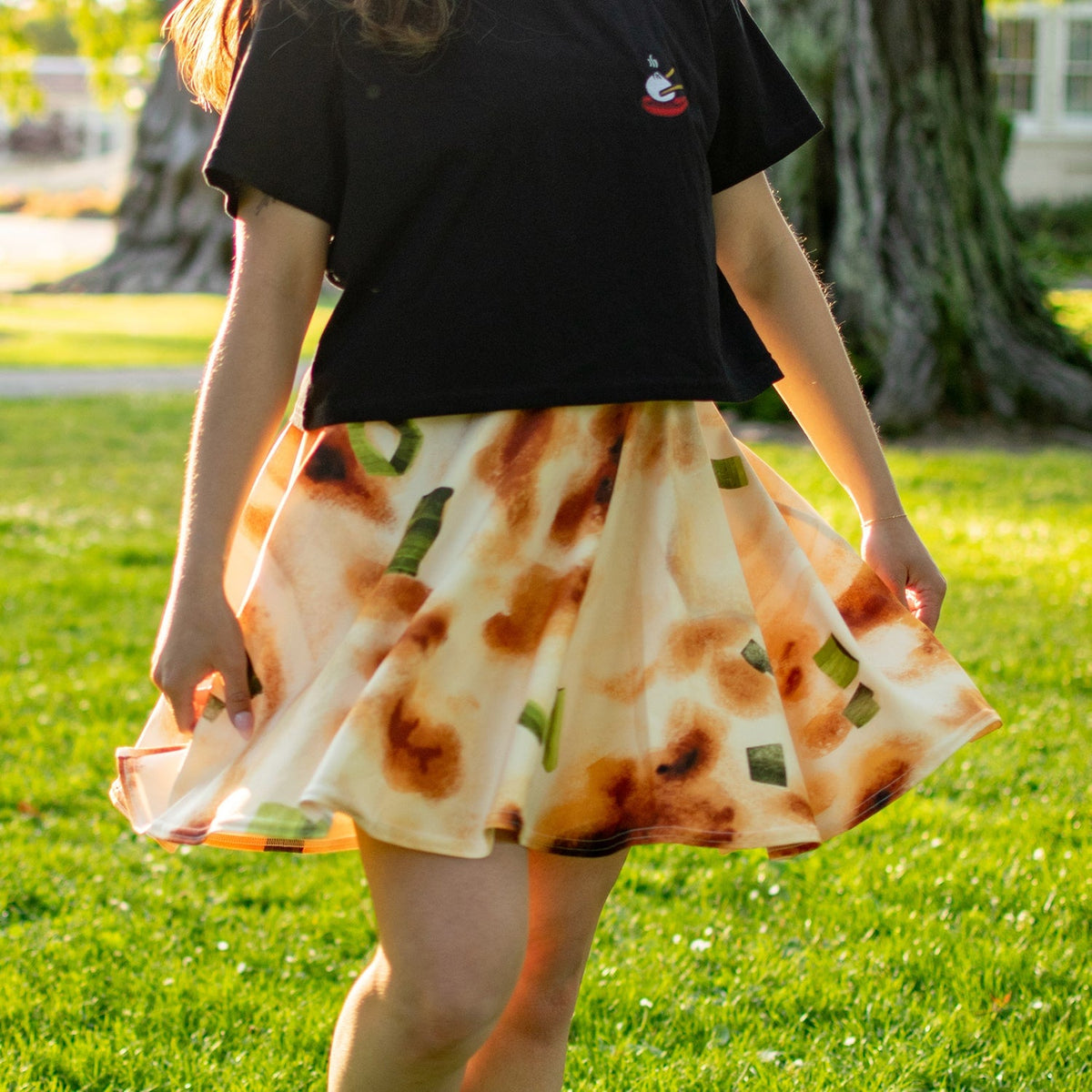 Green Onion Pancake Skirt | Shop Ni De Mama Clothing
