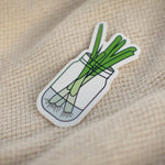 Load image into Gallery viewer, Green Onion Vinyl Sticker - Ni De Mama Chinese - Inspired Clothing | ,