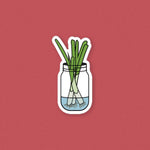 Load image into Gallery viewer, Green Onion Vinyl Sticker - Ni De Mama Chinese - Inspired Clothing | ,