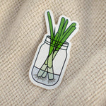 Load image into Gallery viewer, Green Onion Vinyl Sticker - Ni De Mama Chinese - Inspired Clothing | ,