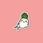 Load image into Gallery viewer, Seductive Daikon Radish Vinyl Sticker - Ni De Mama Chinese - Inspired Clothing | ,