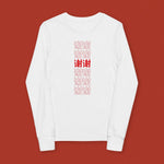 Load image into Gallery viewer, 谢谢 Thank You Kids Long Sleeve Tee / Simplified - Ni De Mama Chinese - Inspired Clothing | S ,