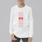 Load image into Gallery viewer, 谢谢 Thank You Kids Long Sleeve Tee / Simplified - Ni De Mama Chinese - Inspired Clothing | S ,