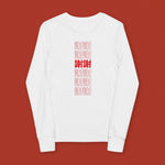 Load image into Gallery viewer, 謝謝 Thank You Kids Long Sleeve Tee / Traditional - Ni De Mama Chinese - Inspired Clothing | S ,