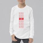 Load image into Gallery viewer, 謝謝 Thank You Kids Long Sleeve Tee / Traditional - Ni De Mama Chinese - Inspired Clothing | S ,