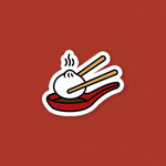 Load image into Gallery viewer, Xiao Long Bao Vinyl Sticker - Ni De Mama Chinese - Inspired Clothing | ,