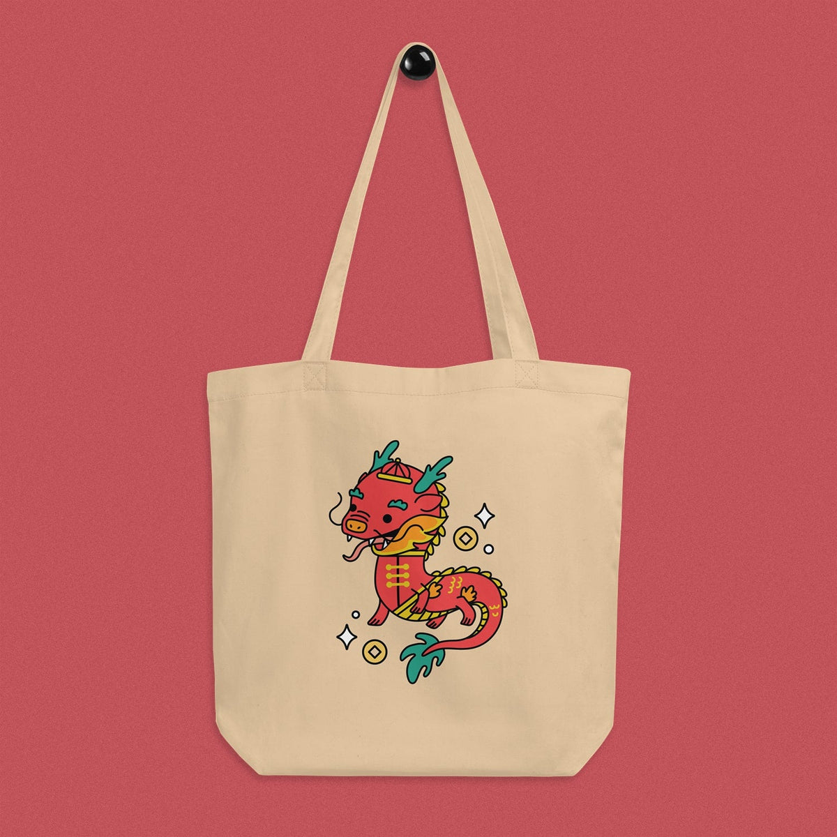Year of the Dragon Tote Bag | Shop Ni De Mama Clothing