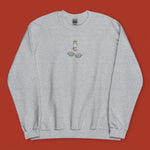 Load image into Gallery viewer, 6 - 7 Embroidered Sweatshirt - Limited Edition - Ni De Mama Chinese - Inspired Clothing | Heather Grey , S
