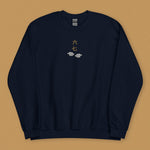 Load image into Gallery viewer, 6 - 7 Embroidered Sweatshirt - Limited Edition - Ni De Mama Chinese - Inspired Clothing | Navy Blue , S
