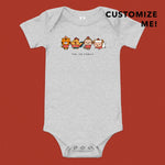 Load image into Gallery viewer, Personalized Zodiac Baby/Toddler Onesie &amp; Tee
