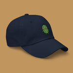 Load image into Gallery viewer, Bitter Melon Embroidered Cap - Ni De Mama Chinese - Inspired Clothing | Navy Blue ,
