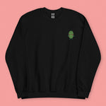 Load image into Gallery viewer, Bitter Melon Embroidered Sweatshirt - Ni De Mama Chinese - Inspired Clothing | Black , S
