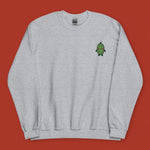Load image into Gallery viewer, Bitter Melon Embroidered Sweatshirt - Ni De Mama Chinese - Inspired Clothing | Heather Grey , S
