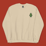 Load image into Gallery viewer, Bitter Melon Embroidered Sweatshirt - Ni De Mama Chinese - Inspired Clothing | Soft Cream , S
