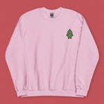 Load image into Gallery viewer, Bitter Melon Embroidered Sweatshirt - Ni De Mama Chinese - Inspired Clothing | Soft Pink , S

