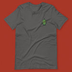 Load image into Gallery viewer, Bitter Melon Embroidered T-Shirt - Ni De Mama Chinese - Inspired Clothing | Charcoal , S
