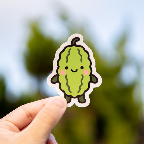 Bitter Melon Vinyl Sticker - Ni De Mama Chinese - Inspired Clothing | ,