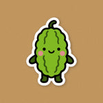 Load image into Gallery viewer, Bitter Melon Vinyl Sticker - Ni De Mama Chinese - Inspired Clothing | ,
