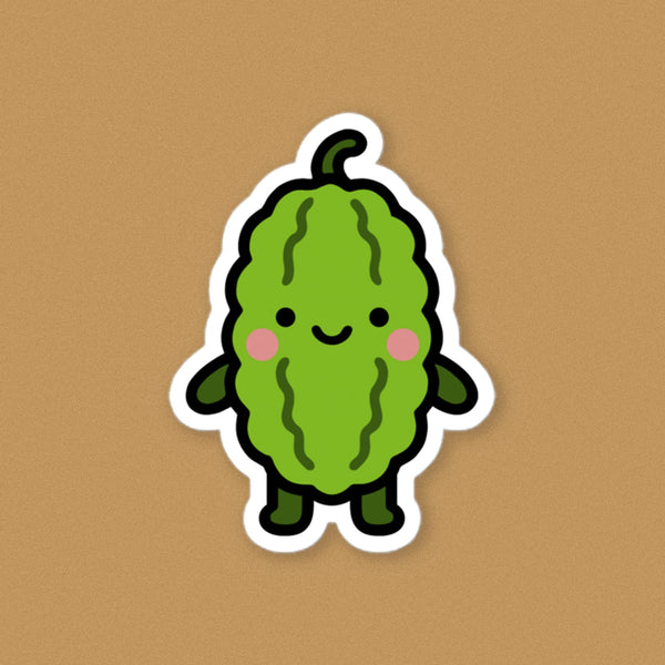 Bitter Melon Vinyl Sticker - Ni De Mama Chinese - Inspired Clothing | ,