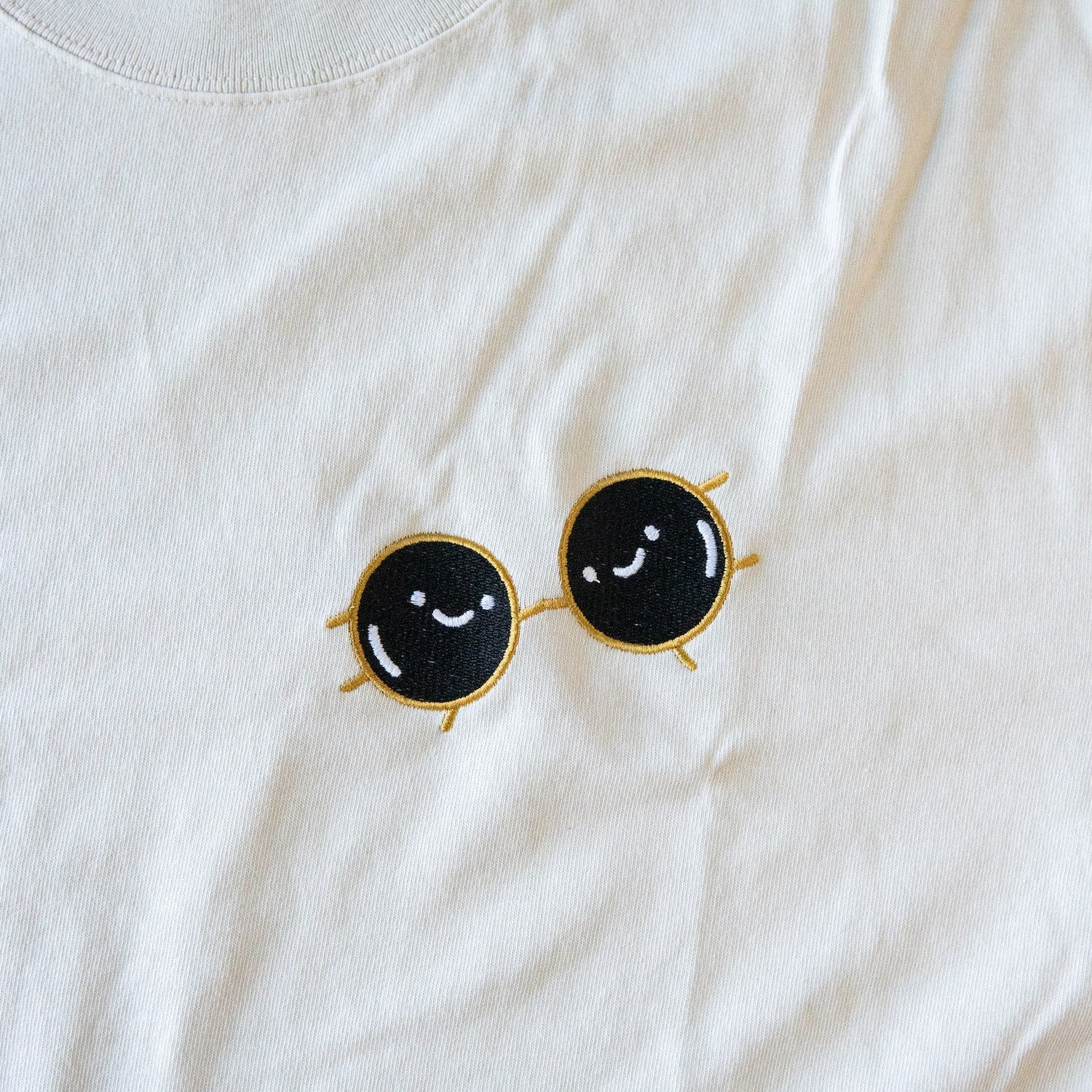 Boba Besteas Premium Embroidered Oversized T-Shirt / Sample (Final Sale) - Ni De Mama Chinese - Inspired Clothing | Stone , M