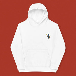 Boba Bliss Embroidered Kids Hoodie / Overstock (Final Sale) - Ni De Mama Chinese - Inspired Clothing | White , L