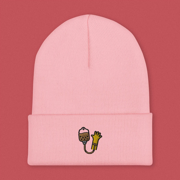 Boba IV Embroidered Beanie - Ni De Mama Chinese Clothing