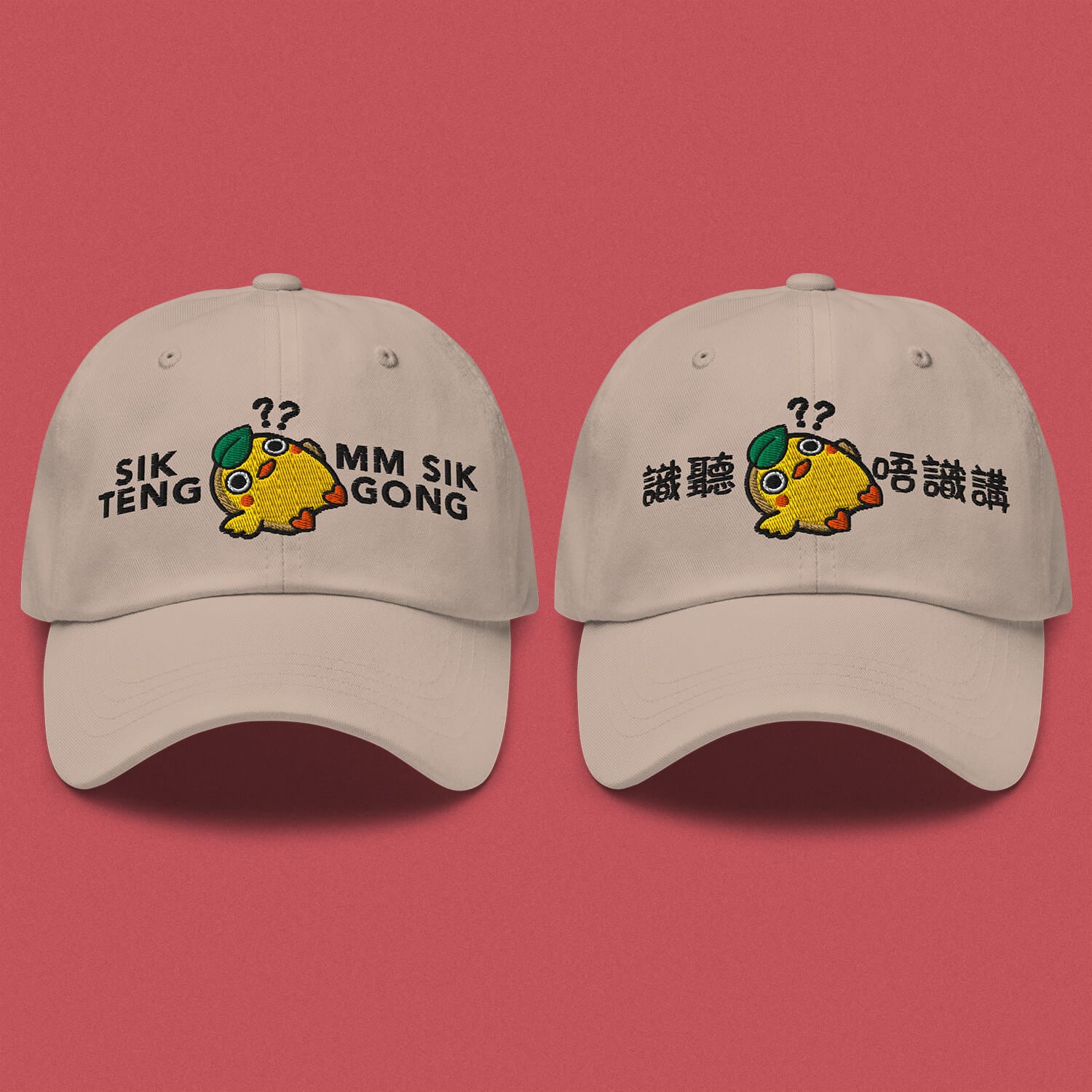 Sik Teng Mm Sik Gong Embroidered Cap