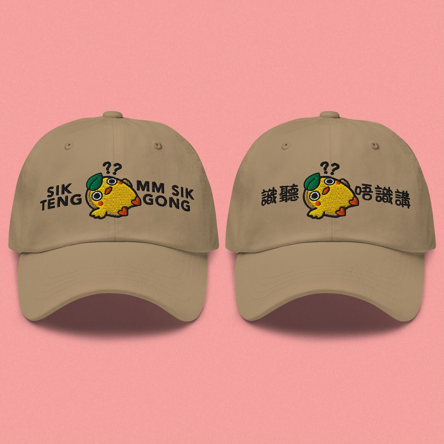 Sik Teng Mm Sik Gong Embroidered Cap