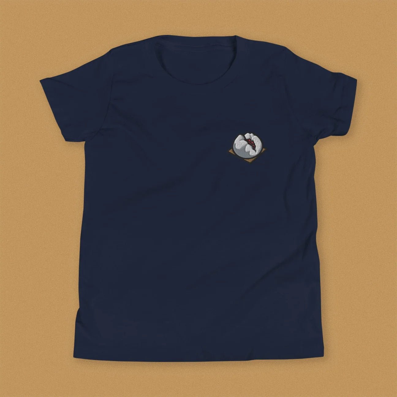 Char Siu Bao Embroidered Kids T-Shirt / Overstock (Final Sale) - Ni De Mama Chinese - Inspired Clothing | Navy Blue , XL