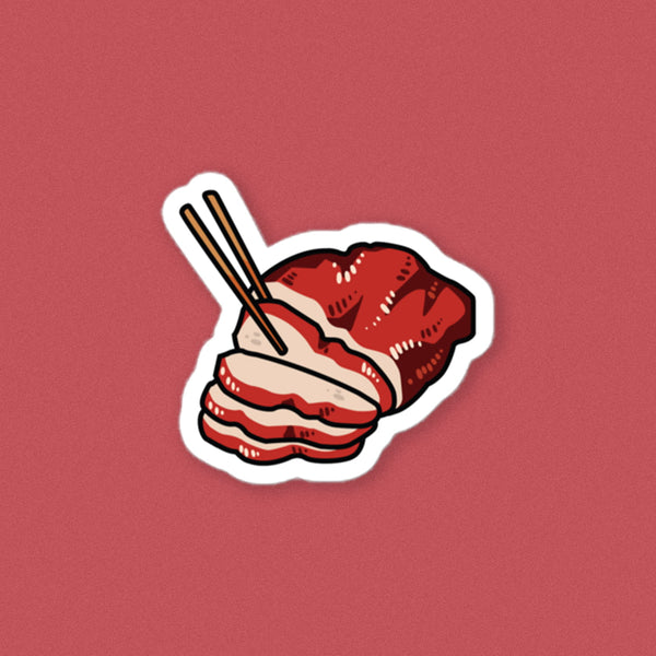 Char Siu Vinyl Sticker