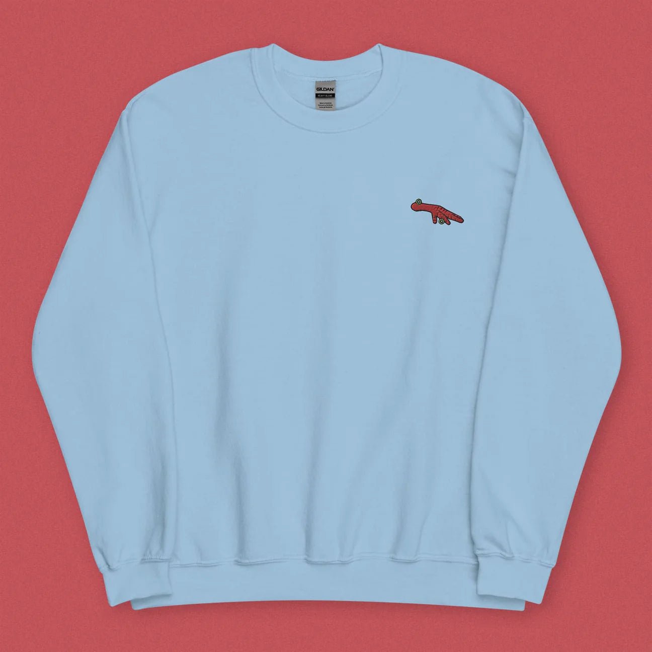 Chicken Feet Embroidered Sweatshirt / Overstock (Final Sale) - Ni De Mama Chinese - Inspired Clothing | Baby Blue , M