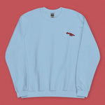 Load image into Gallery viewer, Chicken Feet Embroidered Sweatshirt / Overstock (Final Sale) - Ni De Mama Chinese - Inspired Clothing | Baby Blue , M
