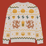 Load image into Gallery viewer, Chinese Christmas Knit Sweater - Ni De Mama Chinese - Inspired Clothing | Soft Cream , 3XS
