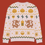 Load image into Gallery viewer, Chinese Christmas Knit Sweater - Ni De Mama Chinese - Inspired Clothing | Soft Pink , 3XS
