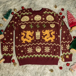 Load image into Gallery viewer, Chinese Christmas Knit Sweater - Ni De Mama Chinese - Inspired Clothing | Soft Pink , 3XS

