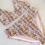 Load image into Gallery viewer, Chinese Zodiac High - Waisted Bikini / Sample (Final Sale) - Ni De Mama Chinese - Inspired Clothing | Soft Pink , S
