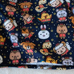 Load image into Gallery viewer, Chinese Zodiac Swim Trunks / Sample (Final Sale) - Ni De Mama Chinese - Inspired Clothing | Navy Blue , S
