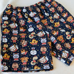 Load image into Gallery viewer, Chinese Zodiac Swim Trunks / Sample (Final Sale) - Ni De Mama Chinese - Inspired Clothing | Navy Blue , S
