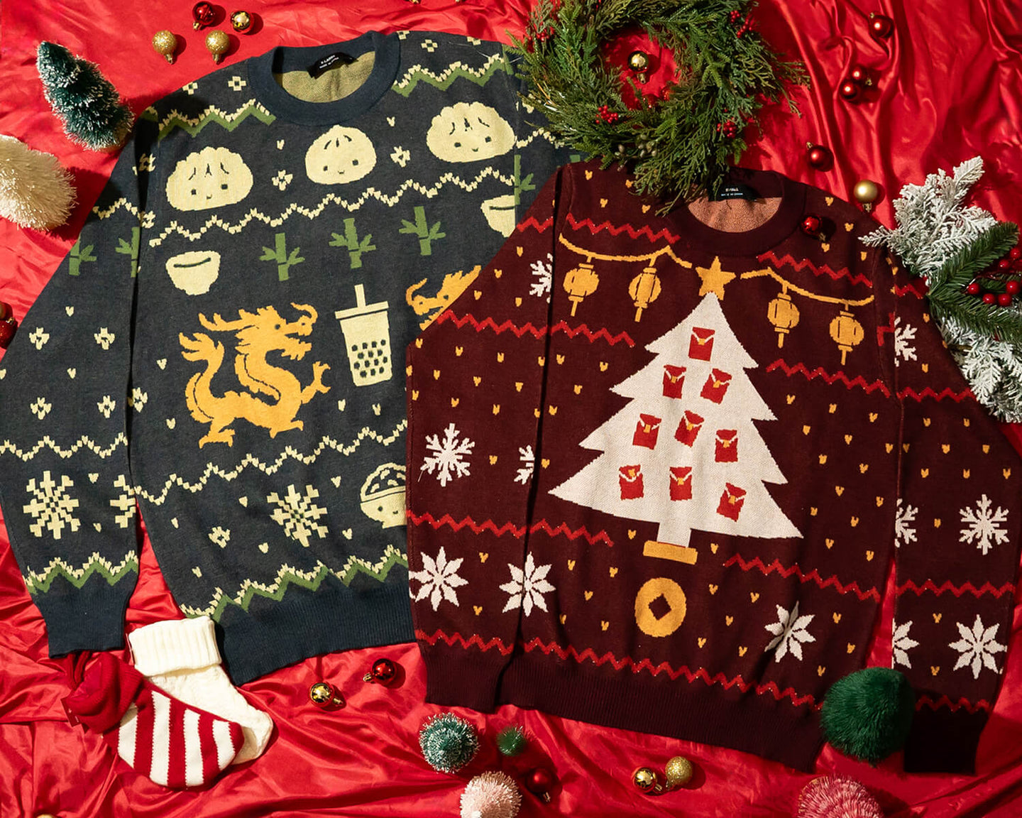 KNIT CHRISTMAS SWEATERS