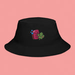 Load image into Gallery viewer, Cilantro Embroidered Bucket Hat - Ni De Mama Chinese - Inspired Clothing | Black ,
