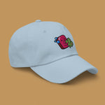 Load image into Gallery viewer, Cilantro Embroidered Cap - Ni De Mama Chinese - Inspired Clothing | Baby Blue ,
