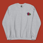 Load image into Gallery viewer, Cilantro Embroidered Sweatshirt - Ni De Mama Chinese - Inspired Clothing | Heather Grey , S
