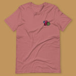 Load image into Gallery viewer, Cilantro Embroidered T-Shirt - Ni De Mama Chinese - Inspired Clothing | Mauve , S
