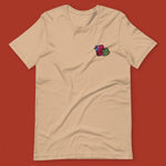 Load image into Gallery viewer, Cilantro Embroidered T-Shirt - Ni De Mama Chinese - Inspired Clothing | Tan , XS
