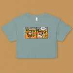 Load image into Gallery viewer, 沒事 Crop T-Shirt - Ni De Mama Chinese - Inspired Clothing | Teal , XS
