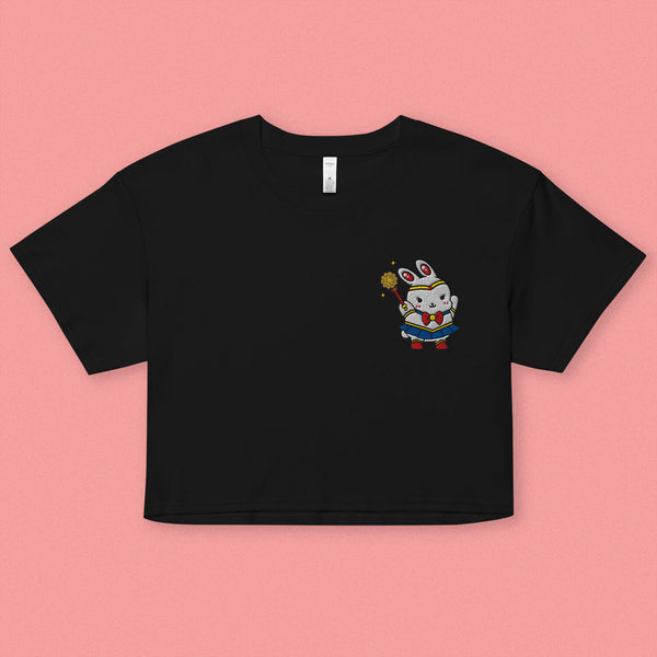 Sailor Mooncake Embroidered Crop T-Shirt