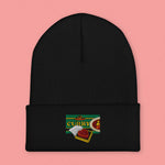 Load image into Gallery viewer, Curry Heart Embroidered Beanie - Ni De Mama Chinese - Inspired Clothing | Black ,
