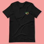 Load image into Gallery viewer, Curry Heart Embroidered T-Shirt - Ni De Mama Chinese - Inspired Clothing | Black , XS

