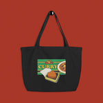 Load image into Gallery viewer, Curry Heart Large Tote - Ni De Mama Chinese - Inspired Clothing | Black ,
